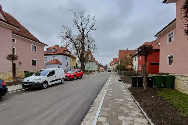 Fotografie - Fertiggestellte Maßnahme Margaretenau zwischen Lindenstraße und Prüfeninger Straße 