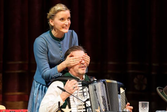 Foto auf der Bühne, Amelie Diana und Andreas Bittl