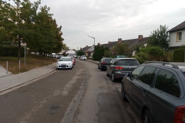 Fotografie - Blick in die Schlesierstraße