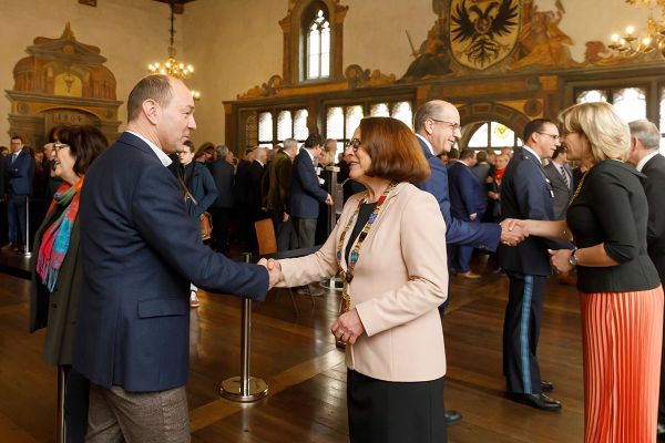 Fotografie - Neujahrsempfang 2023 - Begrüßung der Gäste