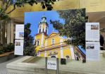 MW Maximilian Weinzierl © Großformatbild "St. Theresia" in der Doppelausstellung "Kumpfmühl" des GKVR im DEZ-Einkaufszentrum. 20.09. - 05.10.2024