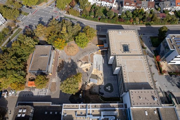 Fotografie - Grundschule Königswiesen, Luftbild 