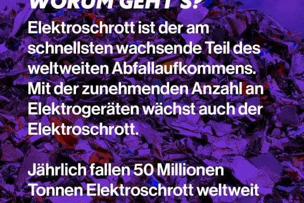 Am 10. März 2025, startet die zweiwöchige Aktion „Jedes Kabel zählt! Deutschland sammelt E-Schrott“. 

