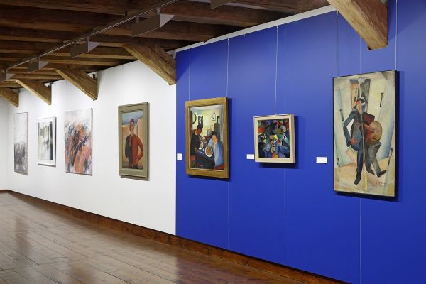 Blick in die Dauerausstellung der Städtischen Galerie Leerer Beutel