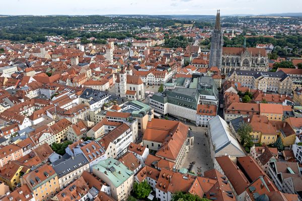 Fotografie - Luftaufnahme Altstadt