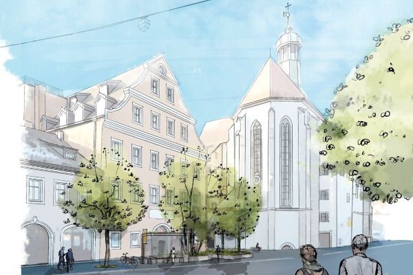 Visualisierung - Bushaltestelle Weinmarkt