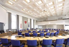 Blick in den Stadtrat