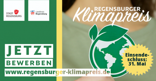 Grafik: Logo Regensburger Klimapreis 2025