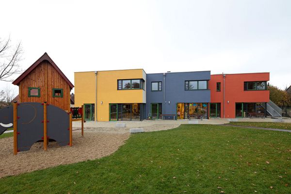 Kindergarten Harting - Ansicht von Westen