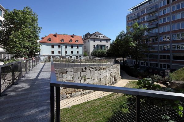 Römermauer am Ernst-Reuter-Platz - Südostecke