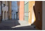 Fotografie: Blick aus der Gasse von der Grieb Richtung Haidplatz