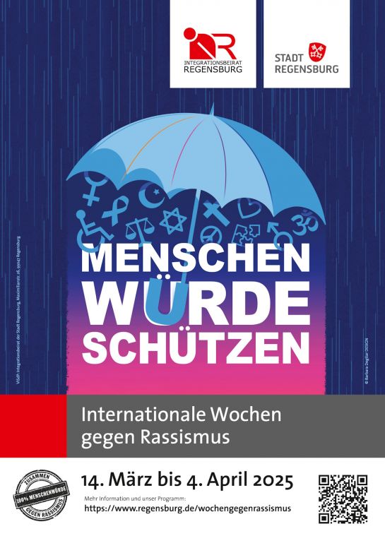 Plakat: Internationale Woche gegen Rassismus 2025