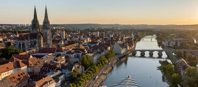 Fotografie - Blick von oben auf die Altstadt