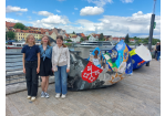 Jule, Juliane, Ida (7b) vertraten unsere Schülerschaft für den Fernsehsender TVA