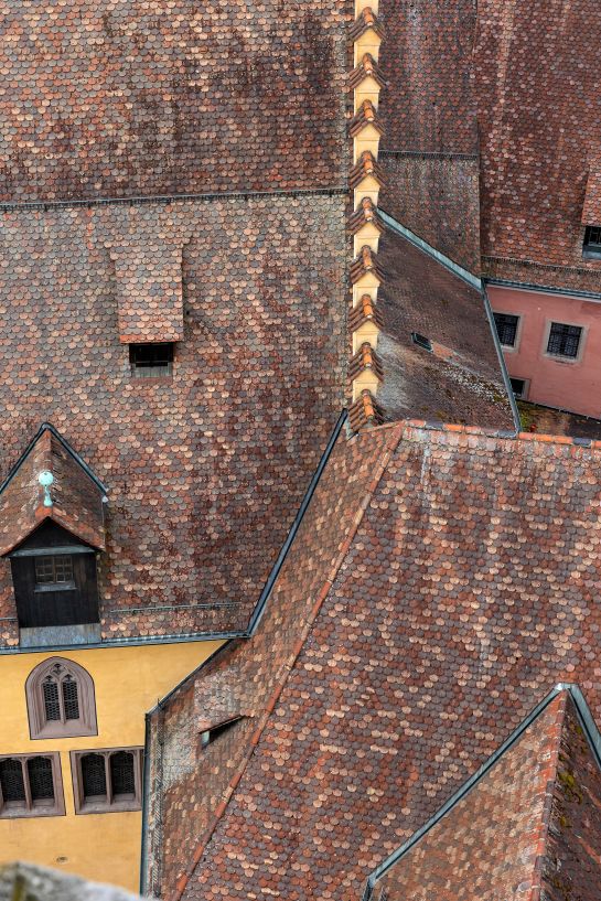 Fotografie: Blick auf Dächer