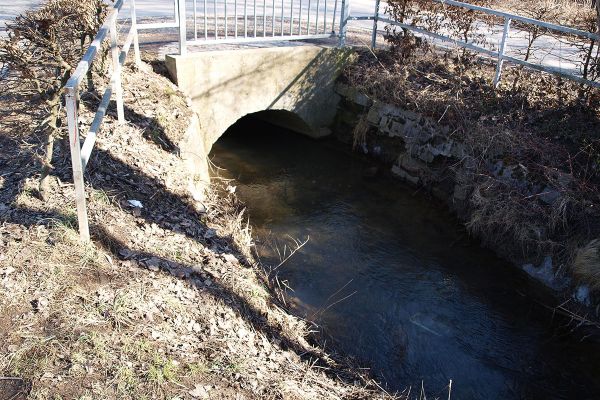 Hochwasserschutz Am Aubach - Bestehender Durchlass Islinger Weg West 