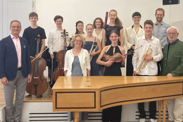 Förderpreise der Hildegard Schmalzl Musikstiftung - Gruppenbild Verleihung