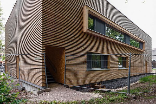 Neubau Kinderhort Klenzestraße - Ansicht von Nord-West