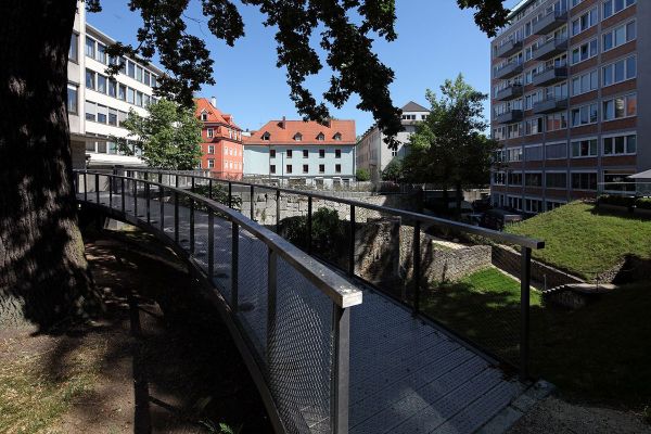 Römermauer am Ernst-Reuter-Platz - Südostecke