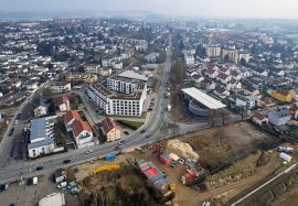 Blick auf die Nordgaustraße in Richtung Osten